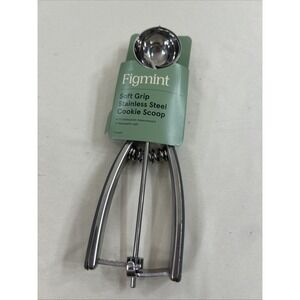 NEW Figment Soft Grip Stainless Steel Cookie Scoop 1.5 TBSP